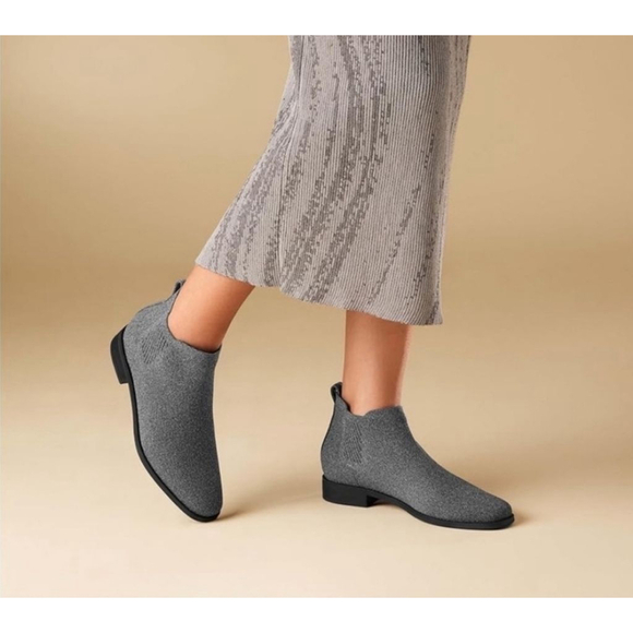 Vivaia Square-Toe Water-Repellent Ankle Boots Ryan Pro in Rich Gray 42 US 10.5 - Picture 2 of 8